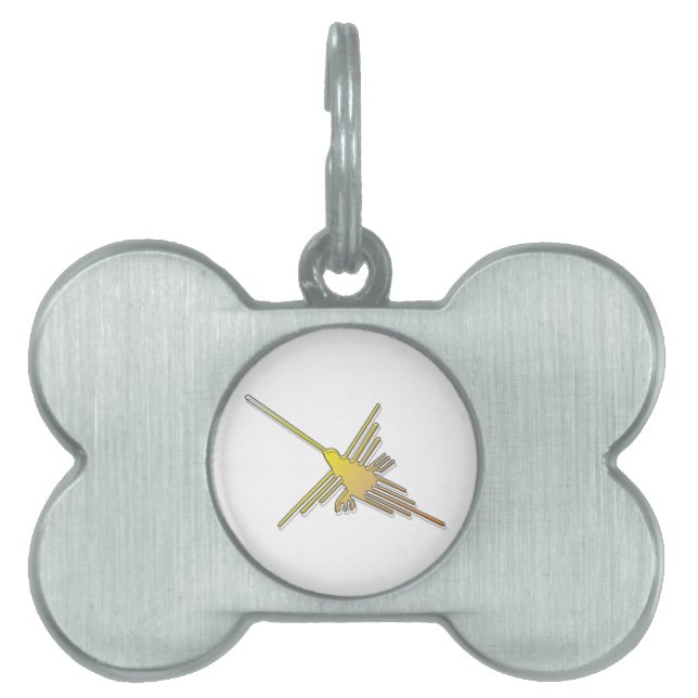 Placa Para Mascotas Hummingbird (Frente)