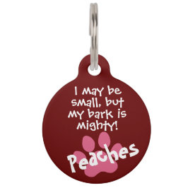 Placa Para Mascotas Humor gracioso mascota, garras, nombre, teléfono, 