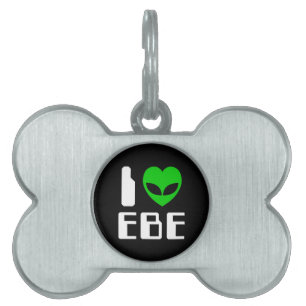 Placa Para Mascotas I Alien Heart EBE