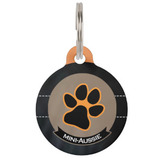Placa Para Mascotas I Mini Aussies love | Miniature American Shepherd