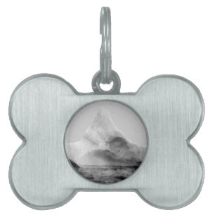 Placa Para Mascotas Iceberg que sacudió al Titanic