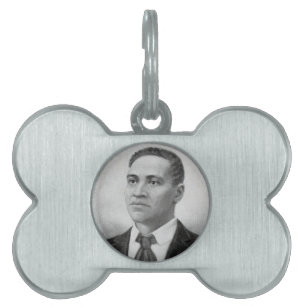 Placa Para Mascotas Íconos de la Historia Negra: Crispus Attucks, Márt
