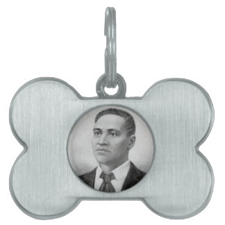 Placa Para Mascotas Íconos de la Historia Negra: Crispus Attucks, Márt