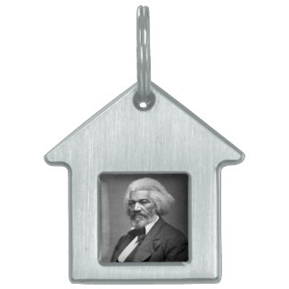 Placa Para Mascotas Iconos de la Historia Negra: Frederick Douglass an