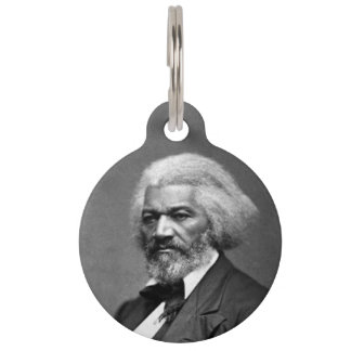 Placa Para Mascotas Iconos de la Historia Negra: Frederick Douglass an