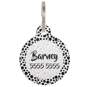 Placa Para Mascotas Identificación del gato del perro casero del punt
