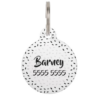 Placa Para Mascotas Identificación Personalizada de Contacto para Perr