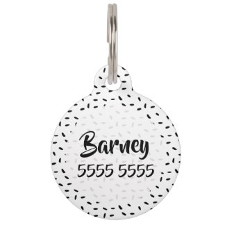 Placa Para Mascotas Identificación Personalizada de Contacto para Perr