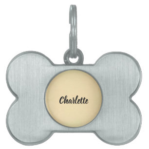 Placa Para Mascotas Identificador de etiqueta de perro de hueso person