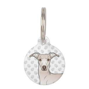 Placa Para Mascotas Ilustración de la cabeza de un perro Cane Corso It