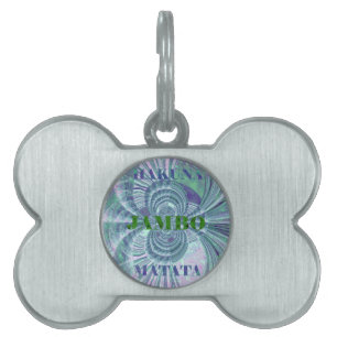 Placa Para Mascotas Impresión artística de Aurora Matata