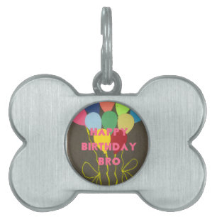 Placa Para Mascotas Impresión de arte de cumpleaños feliz