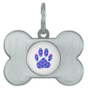 Placa Para Mascotas Impresión de rutas cósmicas