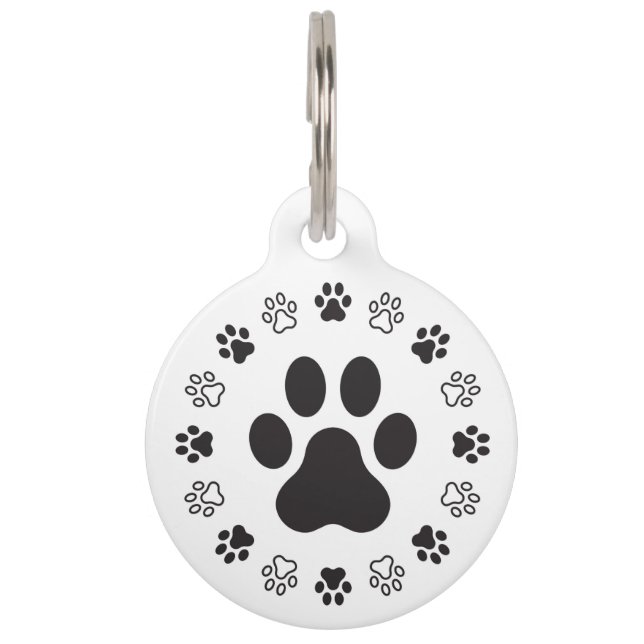 Placa Para Mascotas Impresiones de pinturas (Anverso)