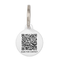 Información de contacto no digitable de código QR 