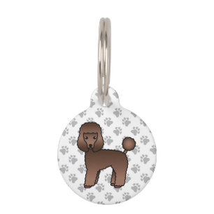 Placa Para Mascotas Información de juguete de perro de dibujos animado