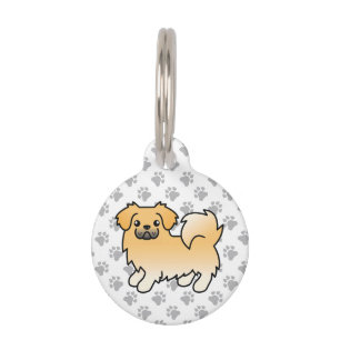 Placa Para Mascotas Información del perro de dibujos animados y mascot
