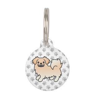 Placa Para Mascotas Información del perro de dibujos animados y mascot