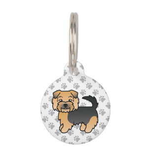 Placa Para Mascotas Información del perro y mascota Norfolk Terrier Ne