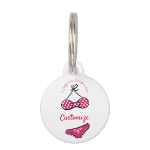 Placa Para Mascotas Inspector Lingerie Thunder_Cove