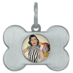 Placa Para Mascotas Insulted de señora Was