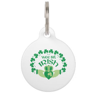 Placa Para Mascotas Irlandés Wee Bit