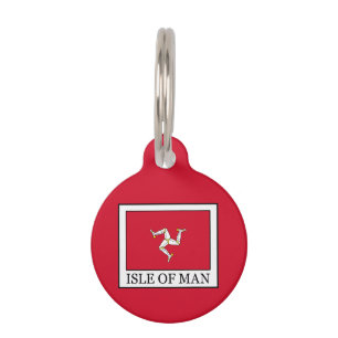Placa Para Mascotas Isla de Man