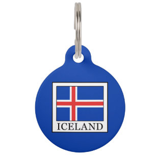 Placa Para Mascotas Islandia
