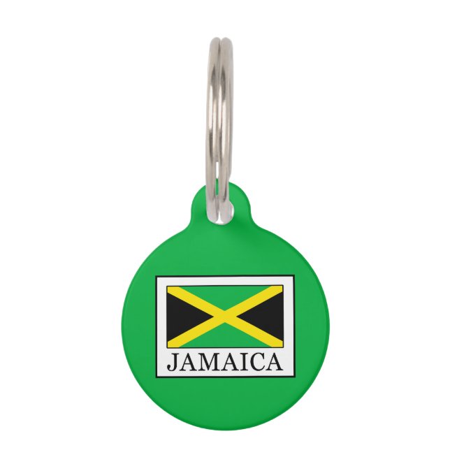 Placa Para Mascotas Jamaica (Anverso)