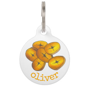 Placa Para Mascotas JAMAICA Fried Plantains Cocina jamaiquina
