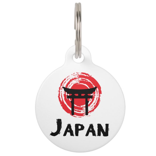 Placa Para Mascotas Japón (Anverso)