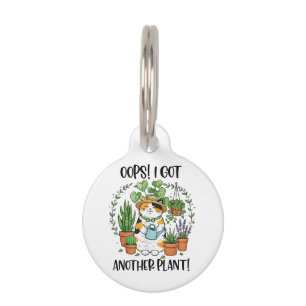 Placa Para Mascotas Jardinería Plantar Gato Ups Me Conseguí Otra Plant