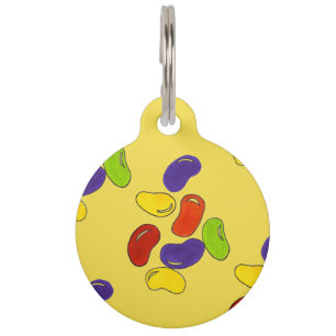 Placa Para Mascotas Jelly Bean Jellybean Easter Basket Candy Amarillo