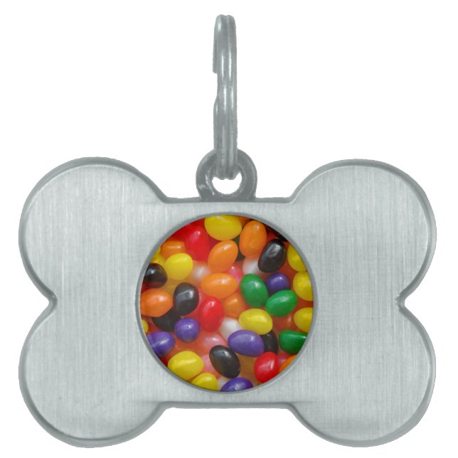 Placa Para Mascotas Jelly beans (Frente)