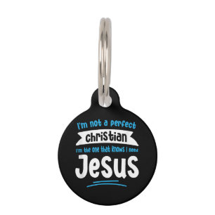 Placa Para Mascotas Jesús Hombres Mujeres Niños Divertidos Biblias Cri
