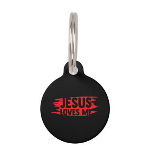 Placa Para Mascotas Jesús Hombres Mujeres Niños Divertidos Biblias Cri