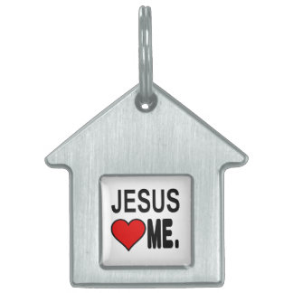 Placa Para Mascotas Jesús Me Ama Los Regalos De Jesús
