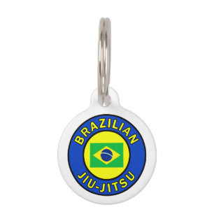 Placa Para Mascotas Jiu Jitsu brasileño