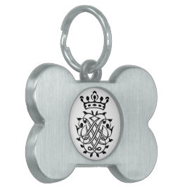 Placa Para Mascotas Johann Sebastian Bach Seal Escudo Monograma Insign
