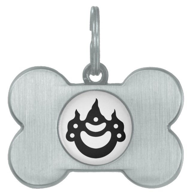 Placa Para Mascotas joya al estilo Korin (Frente)