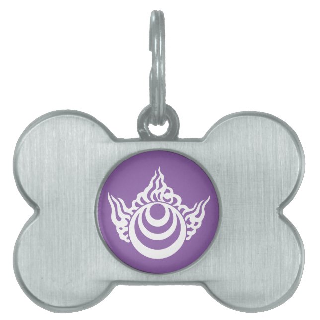 Placa Para Mascotas joya Inari (Frente)