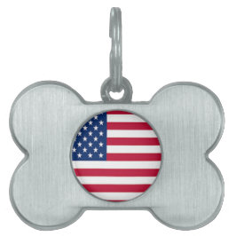 Placa Para Mascotas Joyas para Perros Patrióticas - Etiquetas - Sumini