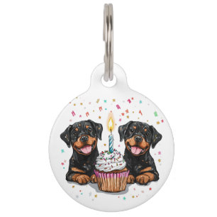 Placa Para Mascotas Jueves Rottweiler