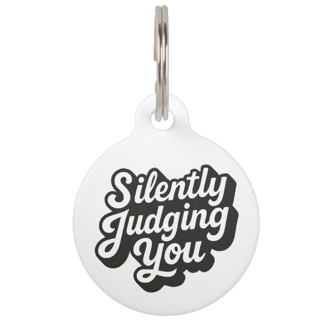 Placa Para Mascotas Juicio (Anverso)
