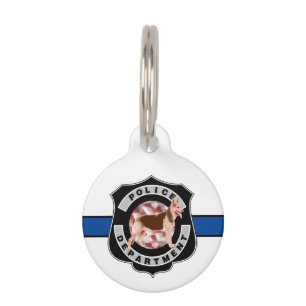 Placa Para Mascotas K9 Policías y agentes del orden público Etiqueta d