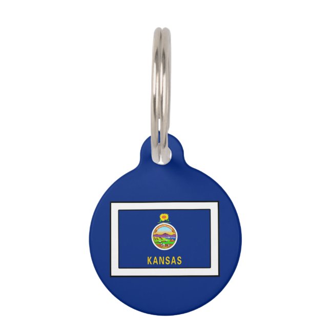 Placa Para Mascotas Kansas (Anverso)