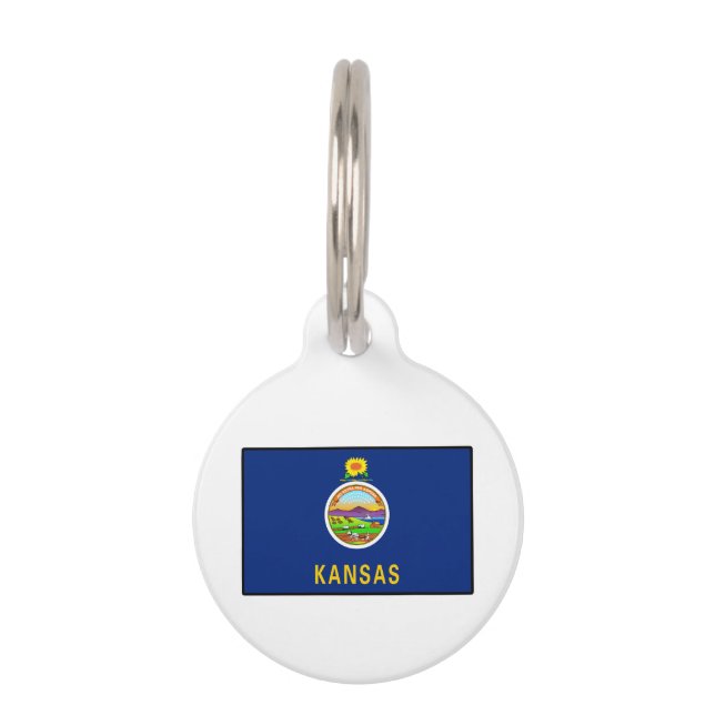 Placa Para Mascotas Kansas (Anverso)