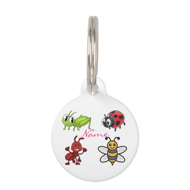 Placa Para Mascotas Kawaii Inspira Thunder_Cove (Anverso)