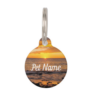 Placa Para Mascotas Keawakapu Beach Sunset Maui