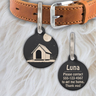 Placa Para Mascotas Kennel vacío